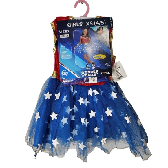 Rubies DC Comics Girls XS Wonder Woman Complete Halloween Costume - Picture 6 of 9
